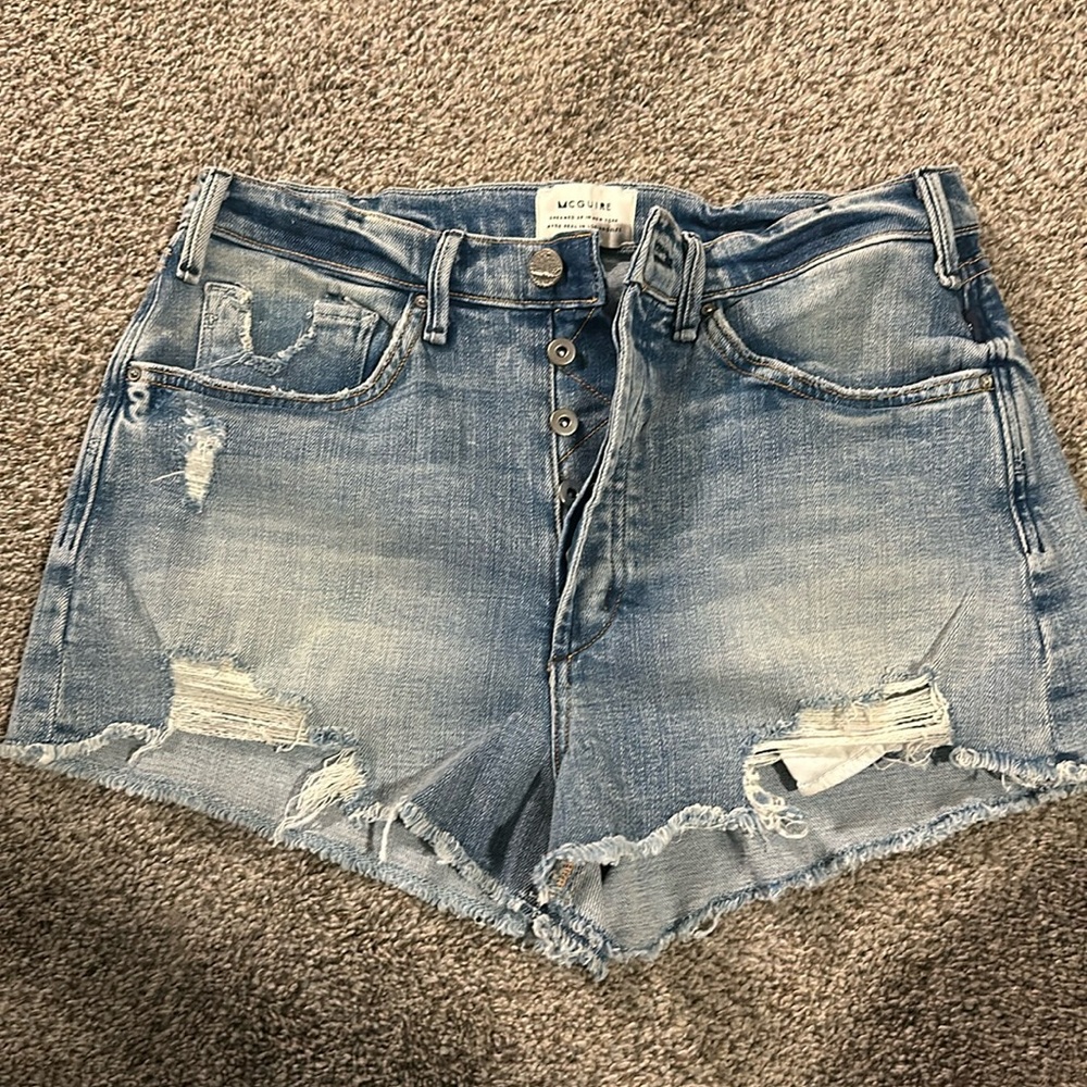 McGuire denim shorts size 28